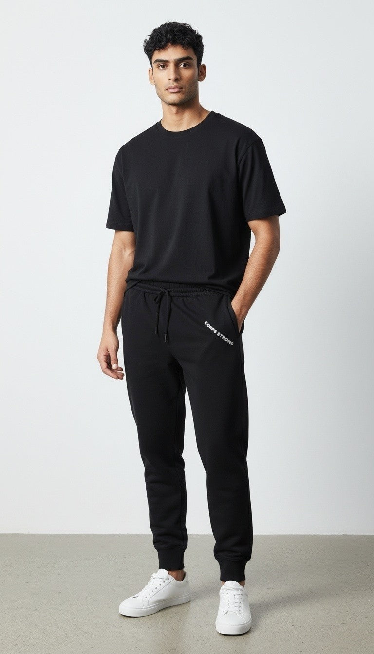 CloudFlex Black Unisex Sweat Pants