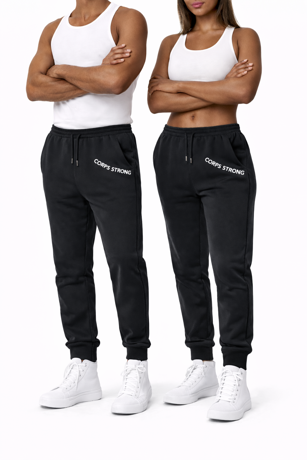CloudFlex Black Unisex Sweat Pants